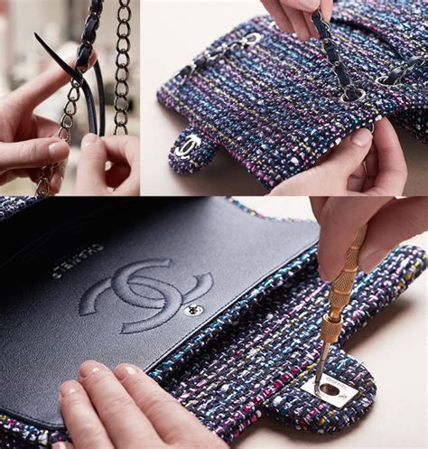 chanel net bag factory 5